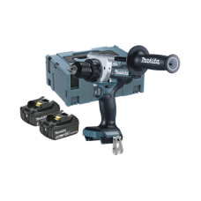 Taladro Atornillador BL 18 V 5 Ah LXT 130 Nm 2 Velocidades (0-550 0-2100 rpm). Incluye 2 Baterías de 18 V, Cargador rápido, 2 Puntas doble y Maletín Makpac.