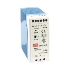 Fuente de poder Industrial Riel Din 5Vcc, 40W Fuente de poder Industrial Riel Din 5Vcc, 40W