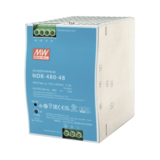 Fuente de Poder Industrial de 480W, salida 48 Vcc, para montaje en riel Din