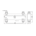 Acoplador hibrido 2x2 350-2700MHz 200W -161dBc 4.3 -10 IP65