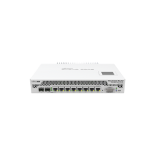 Cloud Core Router, CPU 9 Núcleos,7 Puertos Gigabit, 1 Combo TP/SFP, 1 puerto SFP+, 2 GB memoria y enfriamiento pasivo Cloud Core Router, CPU 9 Núcleos,7 Puertos Gigabit, 1 Combo TP/SFP, 1 puerto SFP+, 2 GB memoria y enfriamiento pasivo