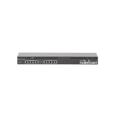 RouterBoard, 5 Puertos Gigabit, 5 Puertos Fast, Licencia Nivel 4 y montaje en Rack