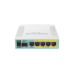 (hEX PoE) Routerboard 5 puertos Gigabit Ethernet PoE 802.3at, 1 Puerto USB