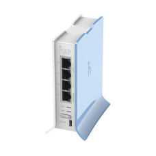 (hAP lite TC) 4 Puertos Fast Ethernet, Wi-Fi 2.4 GHz 802.11 b/g/n y base tipo Torre (hAP lite TC) 4 Puertos Fast Ethernet, Wi-Fi 2.4 GHz 802.11 b/g/n y base tipo Torre