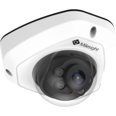 Cámara IP Mini Domo / 4K UHD / 120dB WDR / 0.005Lux Starlight / H.265+ / IR 30mts / PoE / IP67 / IK10 / Análisis de Video AI