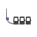 Medidor de corriente LoRaWAN para tres fases hasta 500 ampers