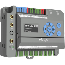 Gateway IoT LoRaWAN para Automatización de Edificios / Quad-Core 1.5 GHz / 8 Canales LoRaWAN / 2,000 Dispositivos / Edge Computing / 4G LTE / KNX + BACnet + Modbus / RS485 + M-Bus