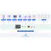 Gateway IoT LoRaWAN para Automatización de Edificios / Quad-Core 1.5 GHz / 8 Canales LoRaWAN / 2,000 Dispositivos / Edge Computing / 4G LTE / KNX + BACnet + Modbus / RS485 + M-Bus