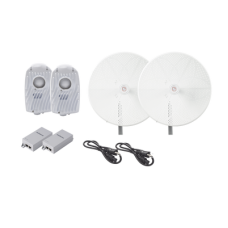 Kit de 2 radios B5X con antenasTXPD34B5X de (34 dBi), rango de frecuencia extendida (4.9 a 6.4 GHz), incluye inyector POE, cable de alimentación y para alineación, distancia de hasta 40 km Kit de 2 radios B5X con antenasTXPD34B5X de (34 dBi), rango de frecuencia extendida (4.9 a 6.4 GHz), incluye inyector POE, cable de alimentación y para alineación, distancia de hasta 40 km