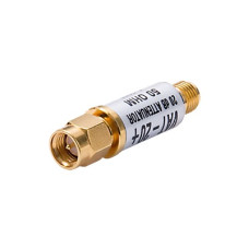 Atenuador en Línea de 20 dB, 0.5 Watt, Conectores SMA Macho-Hembra, CD-6 GHz. Atenuador en Línea de 20 dB, 0.5 Watt, Conectores SMA Macho-Hembra, CD-6 GHz.