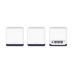 KIT de Sistema Inalámbrico H50G Mesh / Doble banda 2.4GHz y 5GHz AC 1900Mbps / 3 Puertos 10/100/1000 Mbps / Control vía App / Roaming Continuo