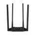 Router inalámbrico AC1200 / 2 Puertos LAN 10/100/1000 / 1 Puerto WAN 10/100/1000 /  Tecnología MU-MIMO y Beamforming /   4 Antenas de 5 dBi