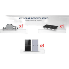 Kit Solar Interconexión  / 2.2 kW  220Vca / Microinversores NEP / Montaje Incluido