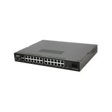 Switch WISP PoE Administrable de 26 puertos (24 PoE Gigabit + 2 SFP) 400W, entrada de 110/220 Vca Switch WISP PoE Administrable de 26 puertos (24 PoE Gigabit + 2 SFP) 400W, entrada de 110/220 Vca