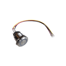 Botón Acero Inoxidable IP65 19 mm/ Control LED Programmable / Cable 60 cm Botón Acero Inoxidable IP65 19 mm/ Control LED Programmable / Cable 60 cm