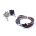 Kit de Cable y Chapa para Puerta de Enlace HON-CGW-MBB, Incluye Cable NUP de 30 Pulgadas, Chapa y Juego de Llaves