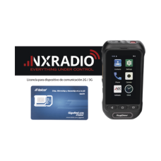 KIT Radio RG360 +12 Meses Servicio NXRADIOTERMINAL + SIM YOBI 1GB Mensual por 12 Meses