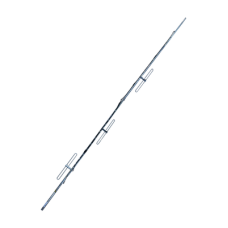 Antena base de 4 dipolos. Rango de frecuencia de 144 - 160 MHz y ganancia de 6/9 dBi omnidireccional/direccional. Antena base de 4 dipolos. Rango de frecuencia de 144 - 160 MHz y ganancia de 6/9 dBi omnidireccional/direccional.