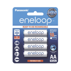 Batería Recargable AA 1.2V ENELOOP / Ni-HM / Paquete de 4 Baterías