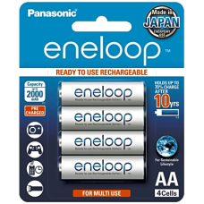 Batería Recargable AA 1.2V ENELOOP / Ni-HM / Paquete de 4 Baterías