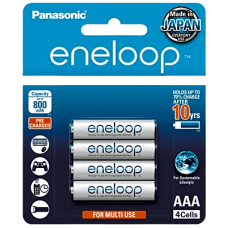 Batería Recargable AAA 1.2V ENELOOP / Ni-HM / Paquete de 4 Baterías