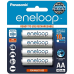 Batería Recargable AA 1.2V ENELOOP / Ni-HM / Paquete de 4 Baterías