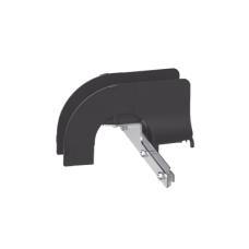 Bajada/Salida de Cables Para  Charola Wire Basket, de 2 in, Con Control de Radio de Curvatura, Color Negro