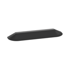 Tapa Final Para Canaleta de Piso AFR4BCBL6, Material PVC Rígido, Color Negro Tapa Final Para Canaleta de Piso AFR4BCBL6, Material PVC Rígido, Color Negro