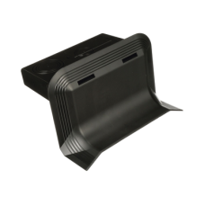 Accesorio de Conexión a Pared, Para Uso con Canaleta de Piso AFR4BCBL6, Material PVC Rígido, Color Negro