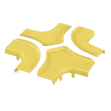 Tapa Para Accesorio de 4 Vías Horizontal FRFWC6X4LYL, Para Canaletas FiberRunner™ 6X4, Color Amarillo