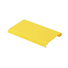 Tapa Con Bisagra a Presión Para Canaleta FiberRunner™ FR4X4YL10, de PVC Rígido, Color Amarillo, 3 m de Largo Tapa Con Bisagra a Presión Para Canaleta FiberRunner™ FR4X4YL10, de PVC Rígido, Color Amarillo, 3 m de Largo