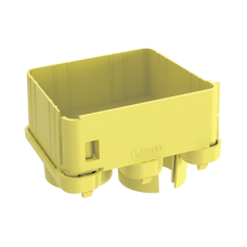 Tapa con 2 Salidas a Tubo de 1.5in (38mm), Para uso con Canaletas 4X4 FiberRunner™, Color Amarillo Tapa con 2 Salidas a Tubo de 1.5in (38mm), Para uso con Canaletas 4X4 FiberRunner™, Color Amarillo