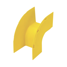 Bajada Vertical Exterior de 90º, Para uso con Canaletas 4X4 FiberRunner™, Color Amarillo