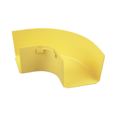 Ángulo Recto a 90º Horizontal, Para Canaletas FiberRunner™ 4X4, Color Amarillo