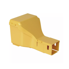 Accesorio Reductor y Tapa, De Canaleta FiberRunner 4x4 a 2x2, Color Amarillo