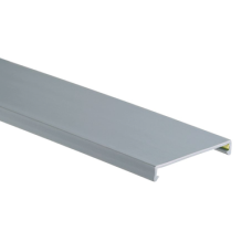 Tapa para Canaleta Ranurada Tipo H, de 2 in de Ancho, 1828.8 mm de Largo, Color Negro