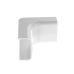 Esquinero interior, para uso con canaleta LD5, material ABS, Color Blanco