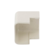 Esquinero exterior, para uso con canaleta LD10, material ABS, Color Blanco Mate