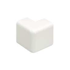 Esquinero exterior, para uso con canaleta LD3, material ABS, Color Blanco Mate Esquinero exterior, para uso con canaleta LD3, material ABS, Color Blanco Mate