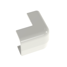 Esquinero exterior, para uso con canaleta LD5, material ABS, Color Blanco Mate Esquinero exterior, para uso con canaleta LD5, material ABS, Color Blanco Mate