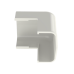 Esquinero exterior, para uso con canaleta LD5, material ABS, Color Blanco Mate