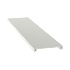 Cubierta para canaleta T-70, de PVC rígido, 70.1 x 9.1 x 1828.8 mm, Color Blanco