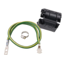 KIT de Tierra Física de Cable Blindado 6 AWG. Color Verde / Amarillo con Terminación en Extremos.