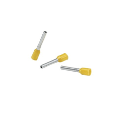 Ferrule Aislado PAN-TERM para Cable 18 AWG, Largo 12mm, DIN Color Amarillo. Paquete 500 Piezas Ferrule Aislado PAN-TERM para Cable 18 AWG, Largo 12mm, DIN Color Amarillo. Paquete 500 Piezas