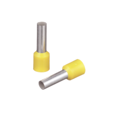 Ferrúl de cobre DIN Amarillo para Cable 10 AWG con largo 12 mm. Paquete de 100 Piezas Ferrúl de cobre DIN Amarillo para Cable 10 AWG con largo 12 mm. Paquete de 100 Piezas