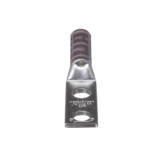 Zapata de compresión LCC1/0-38DW-X para cal. 1/0 Awg, Doble barreno para tornillo prisionero de 3/8, 1 Pz