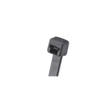 Cincho de Nylon 6.6 Pan-Ty™, 142mm largo x 2.5mm ancho, Color Negro, Exterior Resistente a Rayos UV, Paquete de 1000pz