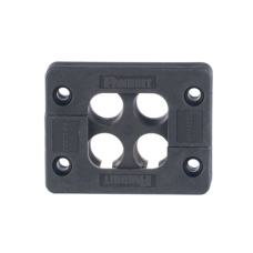 Pasacables de 4 Orificios de Marco Rectangular de 1.81