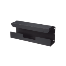 Accesorio Pasacables Para Rack Estándar de 19 in, 4 UR, Capacidad de 260 Cables Cat6, 4.5 in de Profundidad, Color Negro