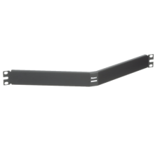 Tapa Ciega Para Rack Estándar de 19in, Angulado, de Acero, 1UR, Color Negro Tapa Ciega Para Rack Estándar de 19in, Angulado, de Acero, 1UR, Color Negro